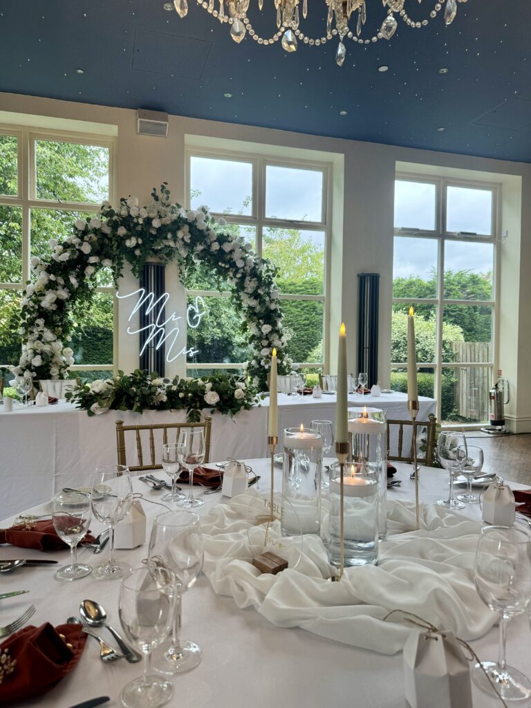 wedding venue, derby wedding venue, floral centrepieces, wedding decor, wedding decor hire, wedding decor, wedding ideas, wedding styling, wedding stylist, wedding styling derby, venue dressing, venue stylist, venue stylist derby, venue dresser derby, wedding arch derby, venue dresser nottingham, wedding stylist nottingham, wedding styling nottingham, venue stylist derbyshire, venue styling derbyshire